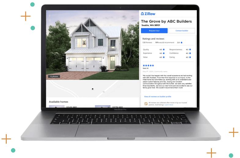 Zillow on a laptop